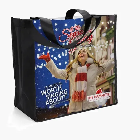 Picasso Polyester Tote with Sublimation — view 3