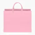 London Matte Eurotote with Woven Handles — view 5