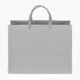 London Matte Eurotote with Woven Handles — view 11