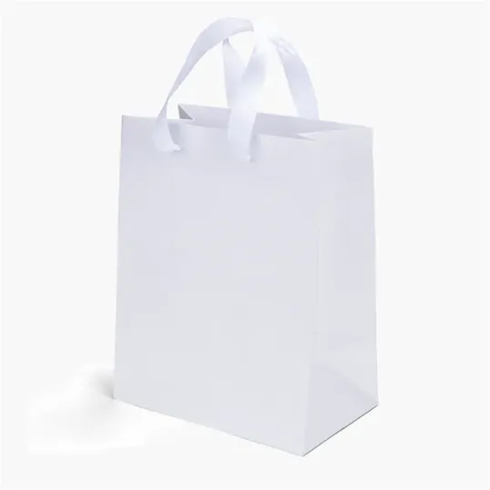 Elizabeth™ Ribbon-Handle Matte Eurotote — view 3
