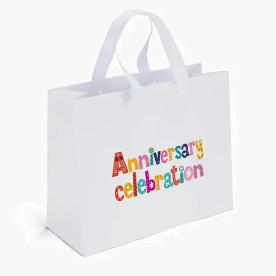 Victoria™ Ribbon-Handle Matte Eurotote — view 4