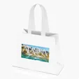 Everest Trapezoid Eurotote, Matte-Laminated Paper Tote — view 2