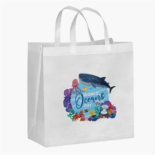 Ocean™ R-PET Non-Woven Tote, 15" x 6.5" x 15" — view 3