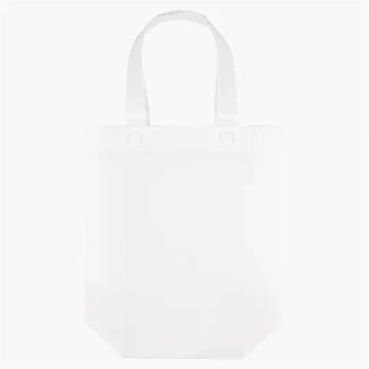 Lulu Laminated Non-Woven Tote, 9" x 4" x 9" — view 4