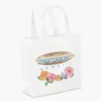 Lulu Laminated Non-Woven Tote, 9" x 4" x 9"