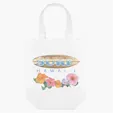 Lulu Laminated Non-Woven Tote, 9" x 4" x 9" — view 6