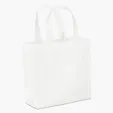 Lulu Laminated Non-Woven Tote, 9" x 4" x 9" — view 3