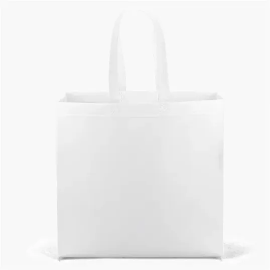 Opal Laminated Non-Woven Tote, 15" x 6" x 14" — view 2