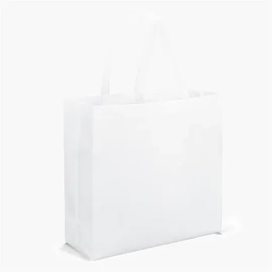 Opal Laminated Non-Woven Tote, 15" x 6" x 14" — view 3