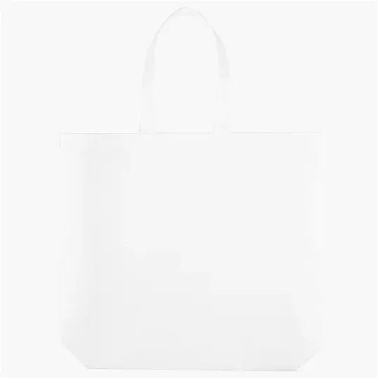 Opal Laminated Non-Woven Tote, 15" x 6" x 14" — view 5