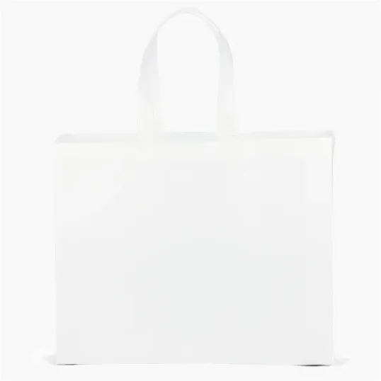 Ava Laminated Non-Woven Tote, 19" x 6" x 15" — view 3