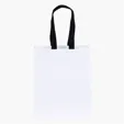 Ash Woven Handle White Eurotote with Foil Print — view 2