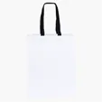 Woven Handle White Eurotote with Foil Print — view 2
