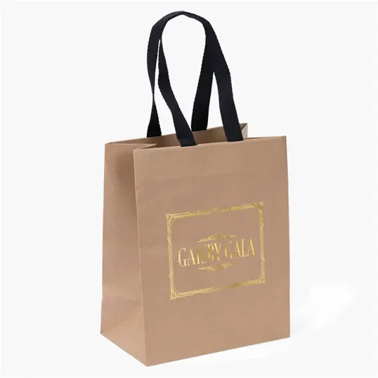 Eco Ash Woven Handle Eurotote with Foil Print — view 3
