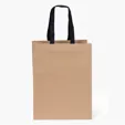Eco Cedar Woven Handle Eurotote, Recycled Kraft Paper — view 2
