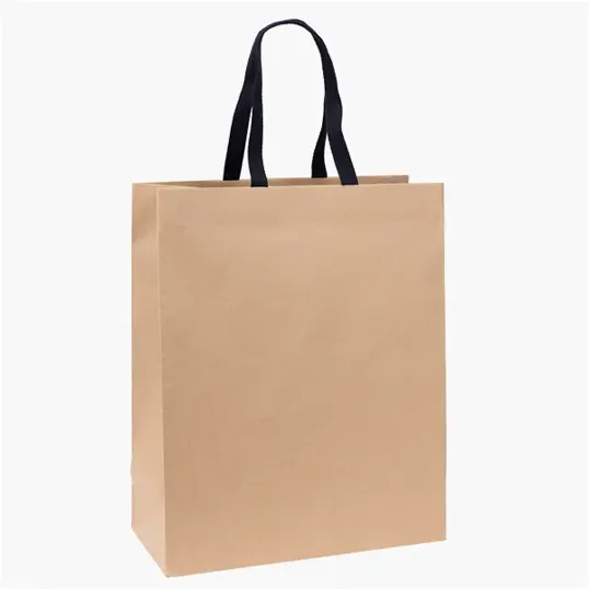 Eco Teak Woven Handle Eurotote, Recycled Kraft Paper — view 4