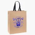 Eco Teak Woven Handle Eurotote, Recycled Kraft Paper — view 3