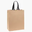 Eco Teak Woven Handle Eurotote, Recycled Kraft Paper — view 4