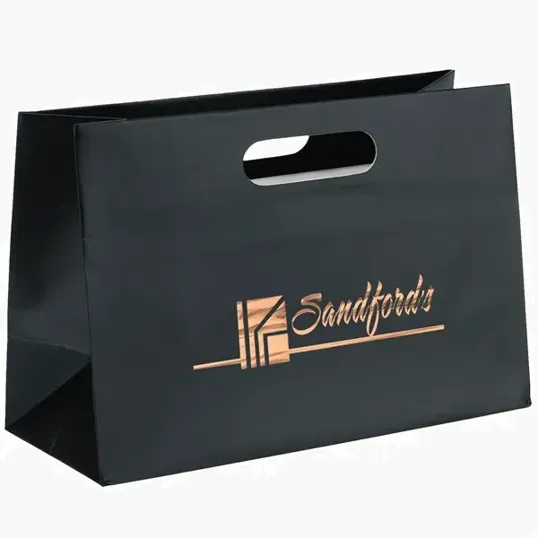 Olivia™ Boutique Die Cut Tote with Foil Print
