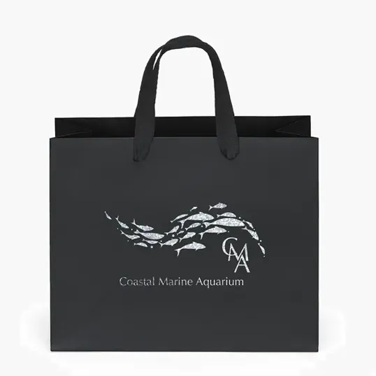 Paris Matte Eurotote with Foil Print — view 9