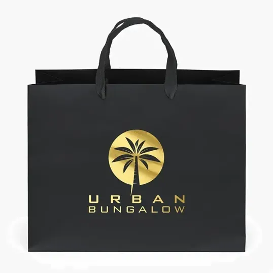 London Matte Eurotote with Foil Print — view 8