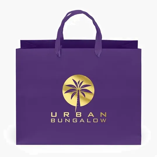 London Matte Eurotote with Foil Print — view 10