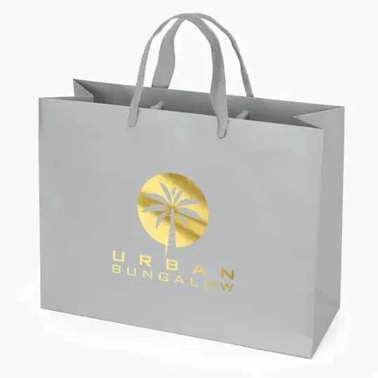London Matte Eurotote with Foil Print — view 19