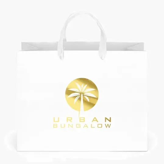 London Matte Eurotote with Foil Print — view 25