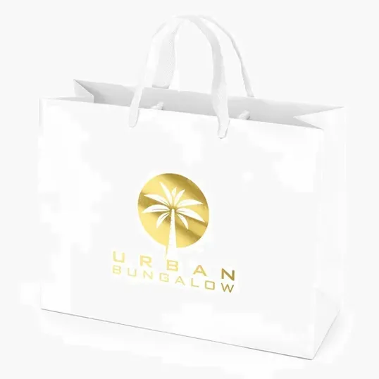 London Matte Eurotote with Foil Print — view 27