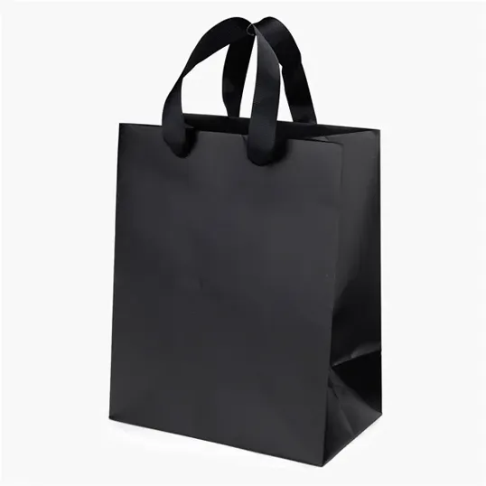Elizabeth™ Ribbon-Handle Matte Eurotote — view 2