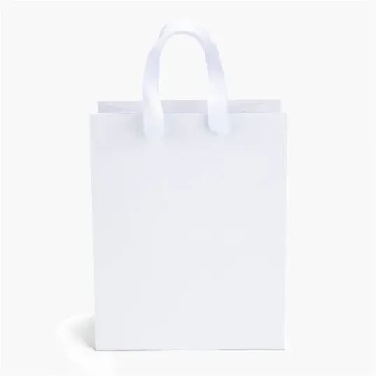 Elizabeth™ Ribbon-Handle Matte Eurotote — view 7