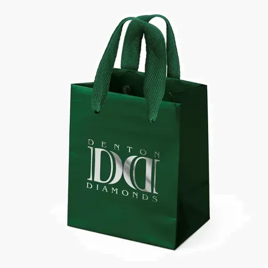 Jewel™ Gloss Eurotote with Foil Print — view 3
