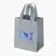 Jewel™ Gloss Eurotote with Foil Print — view 19