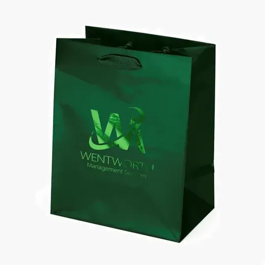 Crystal™ Gloss Eurotote with Foil Print — view 2