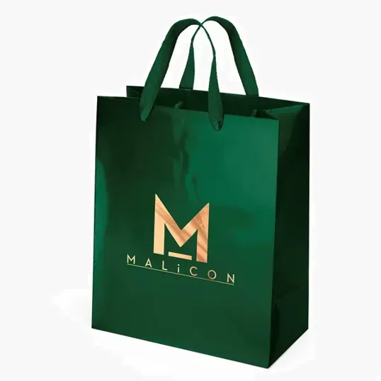 Emerald™ Gloss Eurotote with Foil Print