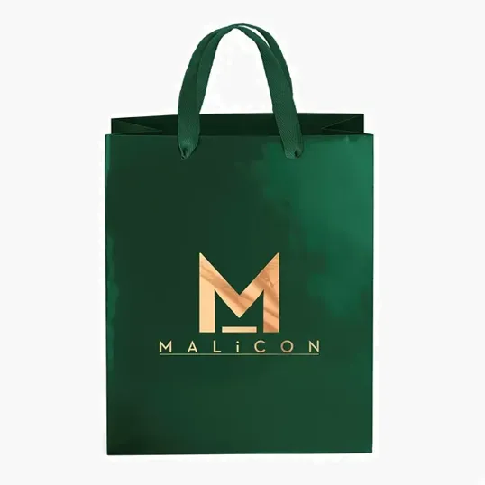 Emerald™ Gloss Eurotote with Foil Print — view 3