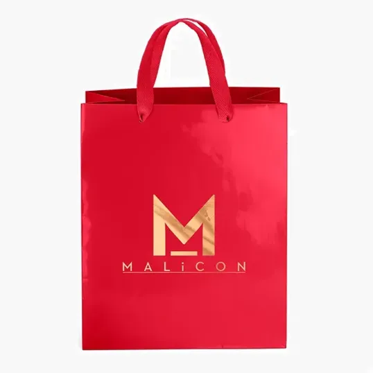 Emerald™ Gloss Eurotote with Foil Print — view 5