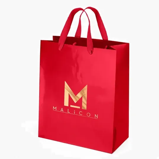 Emerald™ Gloss Eurotote with Foil Print — view 7