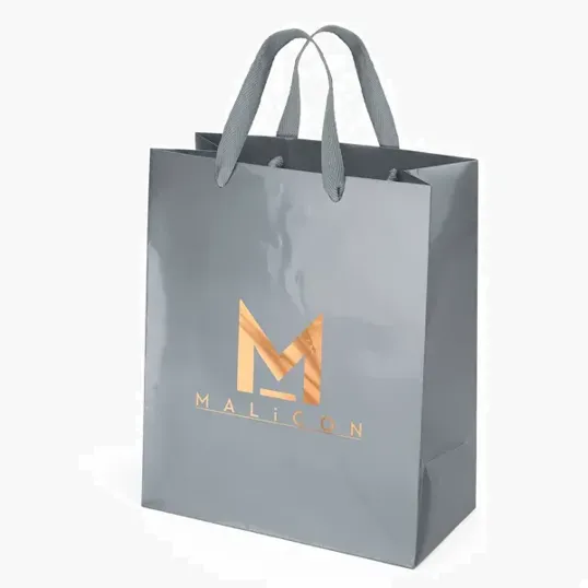 Emerald™ Gloss Eurotote with Foil Print — view 27