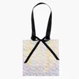 Star™ Iridescent Eurotote Paper Tote with Foil Print — view 2