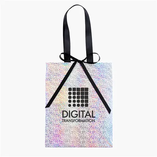 Galaxy™ Iridescent Tote with Foil Print