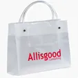 ITO™ Executote Frosted Plastic Tote Bag with Card Pocket