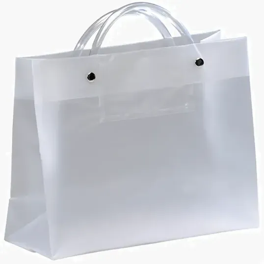 VP™ Executote Frosted Plastic Bag with Clear Card Pocket — view 2