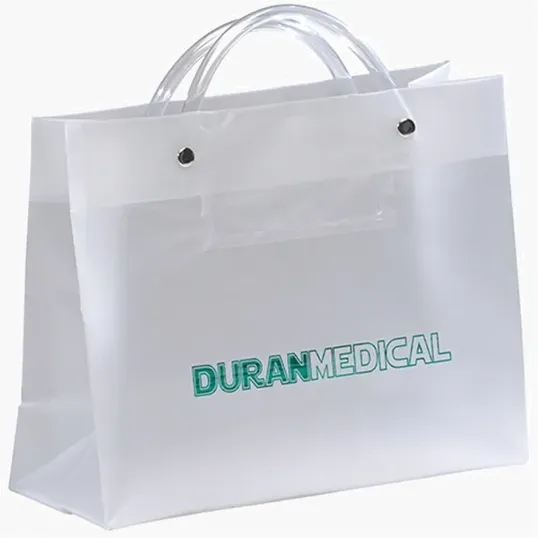 VP™ Executote Frosted Plastic Bag with Clear Card Pocket