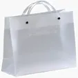 VP™ Executote Frosted Plastic Bag with Clear Card Pocket — view 2
