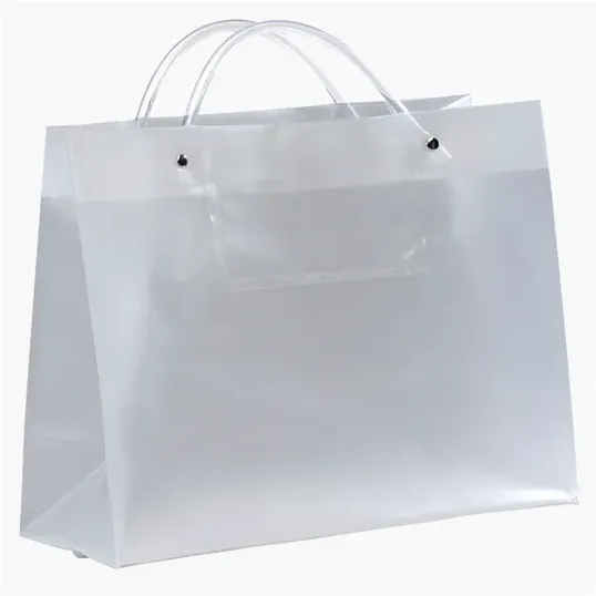 Executote Frosted Plastic Bag with Card Pocket — view 2