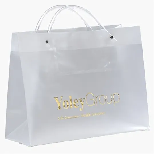 Executote Frosted Plastic Bag with Card Pocket