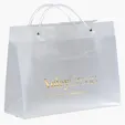 Executote Frosted Plastic Bag with Card Pocket