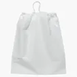 9 1/2" x 12" Plastic Bag with Cotton Draw Handle — view 2
