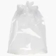 9 1/2W x 12H Poly-Draw Bag - Flexo Ink Print — view 2